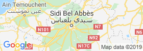 Sidi Bel Abbes map
